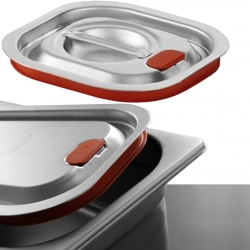 Pokrywka do GN z uszczelką silikonową GN 1/6 - Hendi 804056 Pokrywka do GN z uszczelką silikonową GN 1/6 - Hendi 804056