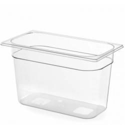 Pojemnik GN przeźroczysty z poliwęglanu GN 1/3 wys. 65 mm - Hendi 861530 Pojemnik GN przeźroczysty z poliwęglanu GN 1/3 wys. 65 mm - Hendi 861530